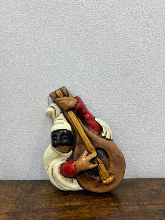 Pulcinella su Mandolino 13 cm